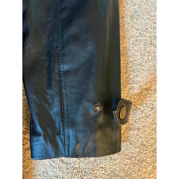 Leather trench coat, Centigrade brand , XL super soft, small repair cuff - Picture 6 of 10